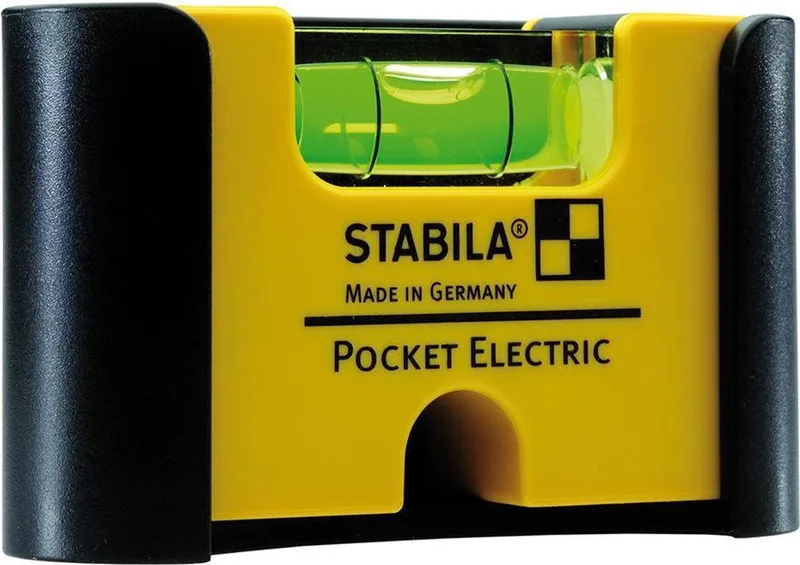 Pocket Electric 18115 Mini-waterpas 7 cm 1 mm/m by Stabila, Kleurloos – product image 1 of 5