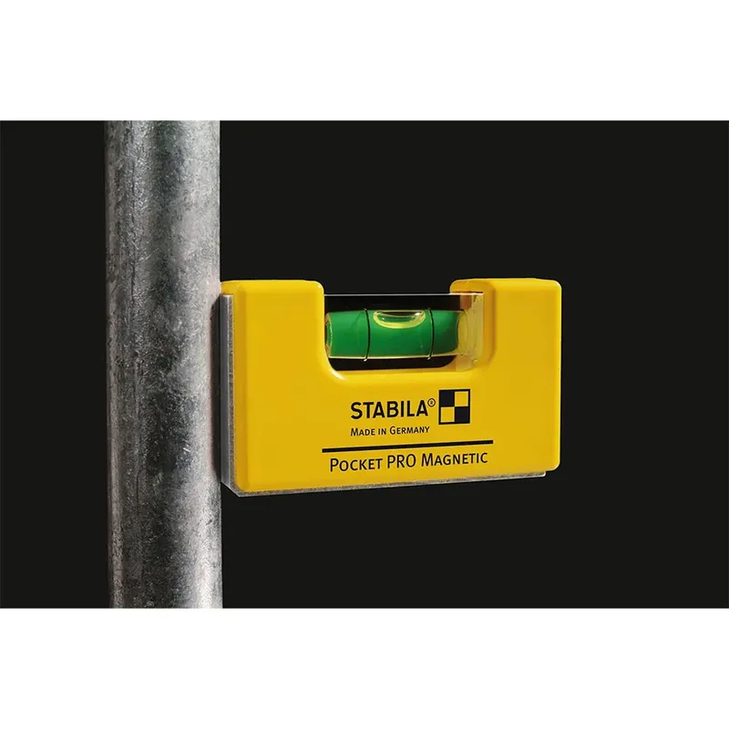 Pocket PRO Magnetic Waterpas - Compact & Precisie van Stabila, Zwart – productafbeelding 4 van 4