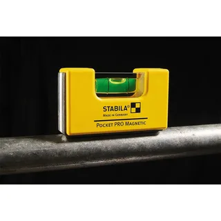 Pocket PRO Magnetic Waterpas - Compact & Precisie van Stabila, Zwart – productafbeelding 3 van 4