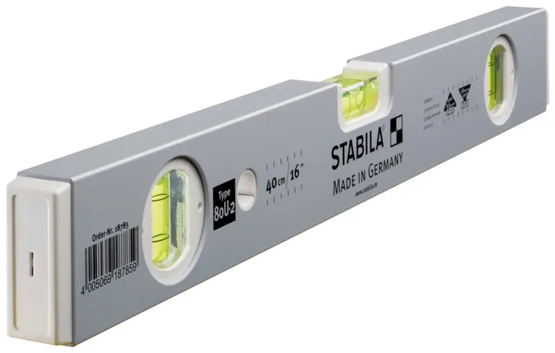 Stabila 18785-ISO Wasserwaage kalibriert (ISO) 40 cm 0.5 mm/m von Stabila – Produktbild