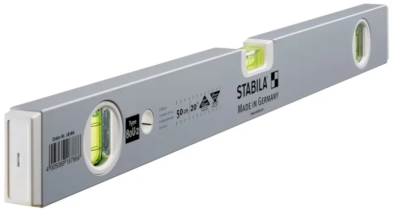Stabila 18786-ISO Wasserwaage kalibriert (ISO) 50 cm 0.5 mm/m von Stabila – Produktbild