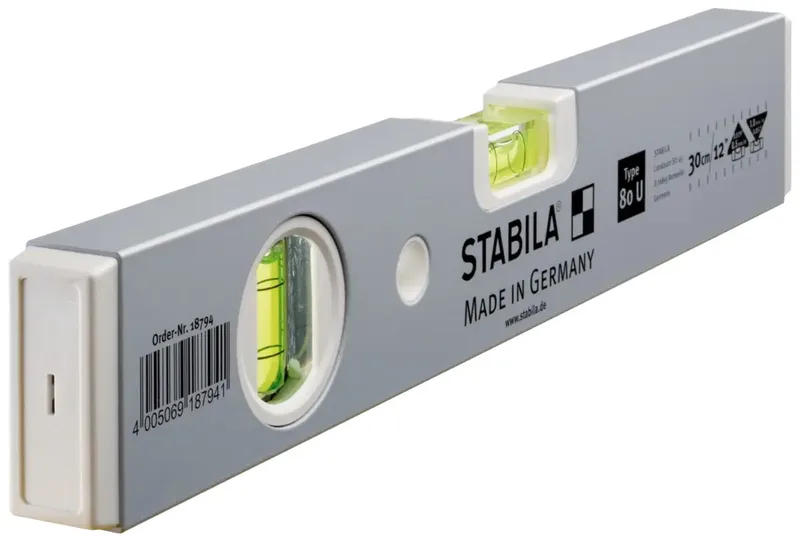 Stabila 18794-ISO Wasserwaage kalibriert (ISO) 30 cm 0.5 mm/m fra Stabila – produktbillede