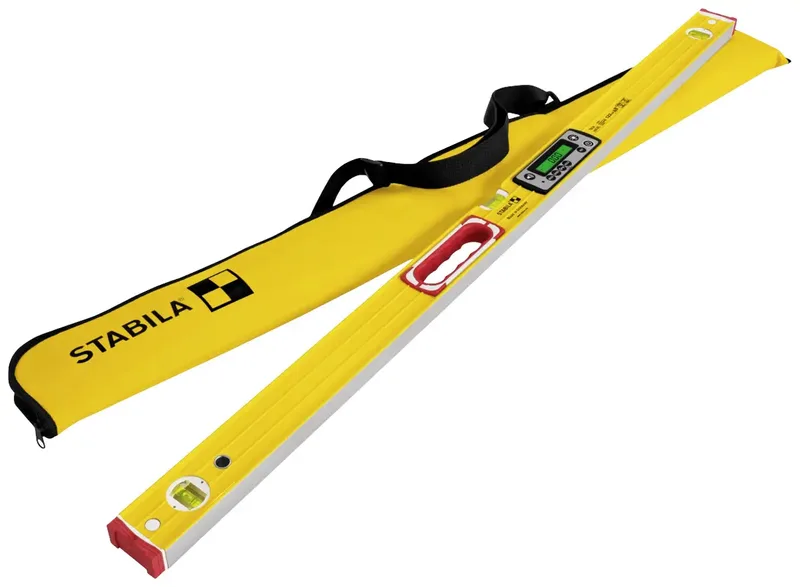 Stabila 19826-ISO Digitale Wasserwaage kalibriert (ISO) mit Rutschstopper, inkl. Tasche 122 cm 0.5 mm/m de Stabila – image du produit
