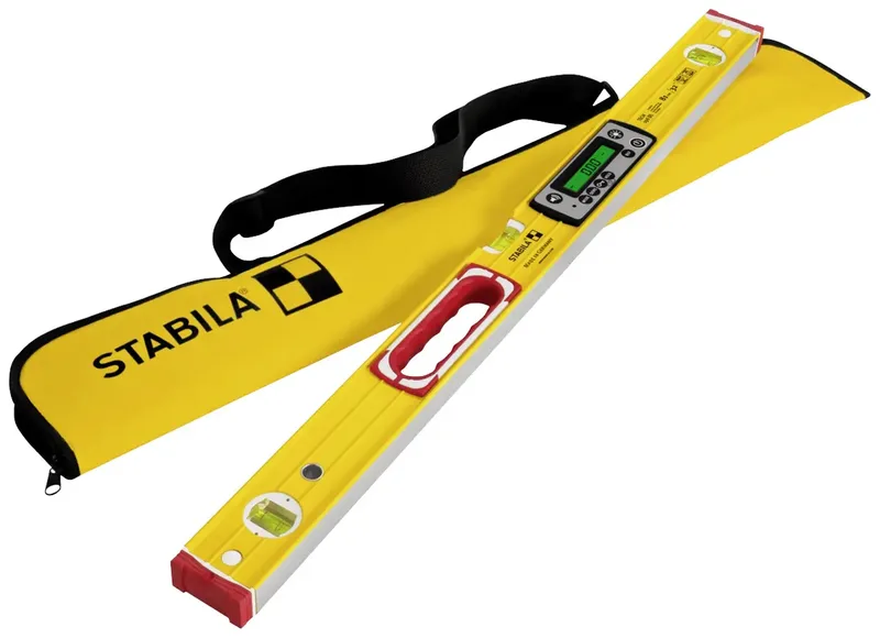 Stabila 19828-ISO Digitale Wasserwaage kalibriert (ISO) mit Rutschstopper, inkl. Tasche 81 cm 0.5 mm/m by Stabila – product image