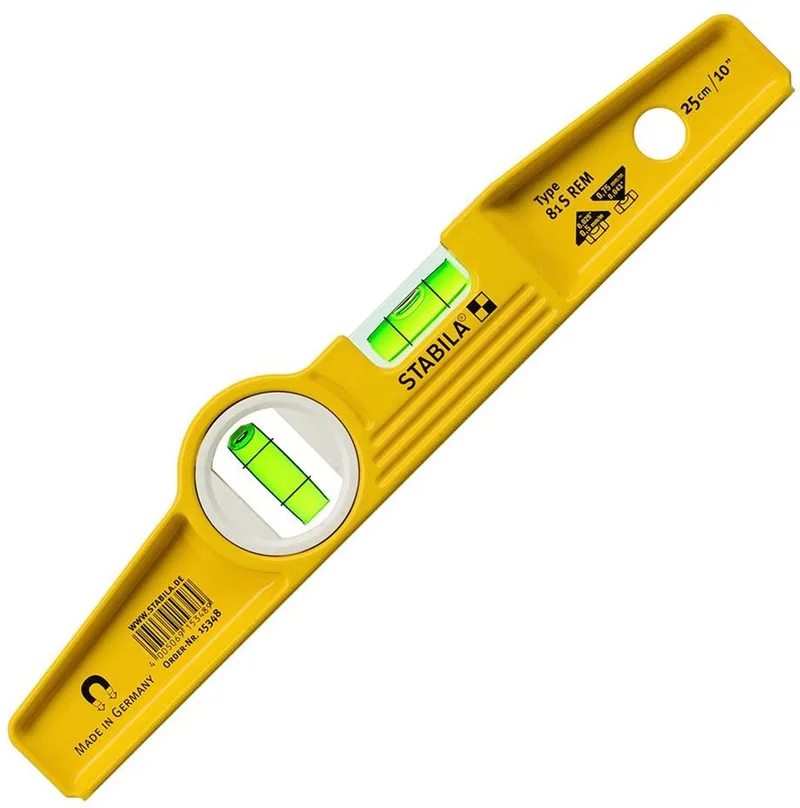 Stabila 81S REM Waterpas 25 cm met Magneet by Stabila, Yellow – product image