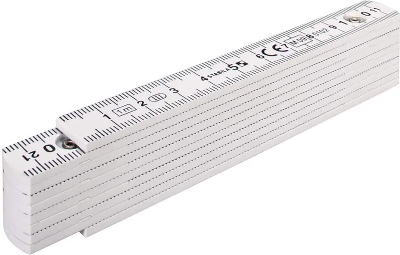 Type 1107 01701 Duimstok 2 m Kunststof de Stabila, Kleurloos – image du produit