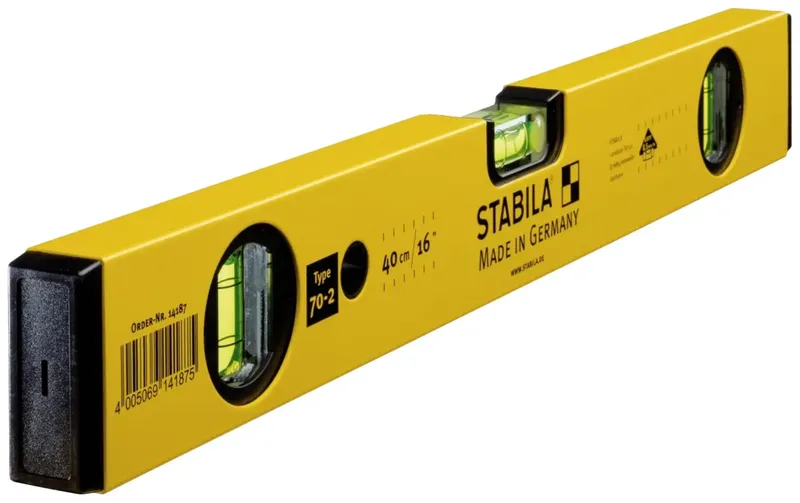 Type 70-2, 40 cm 14187-ISO Leichtmetall-Wasserwaage kalibriert (ISO) 40 cm 0.5 mm/m de Stabila – image du produit