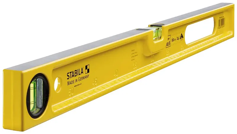 Type 82 S, 60 cm 2595-ISO Leichtmetall-Wasserwaage kalibriert (ISO) 60 cm 0.5 mm/m de Stabila – image du produit