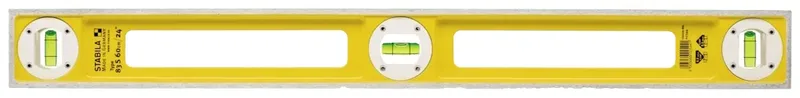 Type 83 S, 40 cm 2542-ISO Leichtmetall-Wasserwaage kalibriert (ISO) 40 cm 0.5 mm/m de Stabila – image du produit
