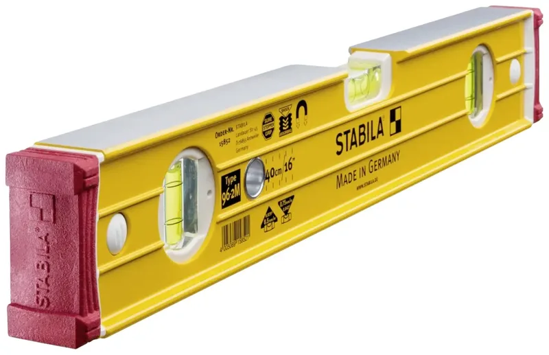 Type 96-2 M, 40 cm 15852-ISO Leichtmetall-Wasserwaage kalibriert (ISO) 40 cm 0.5 mm/m by Stabila – product image