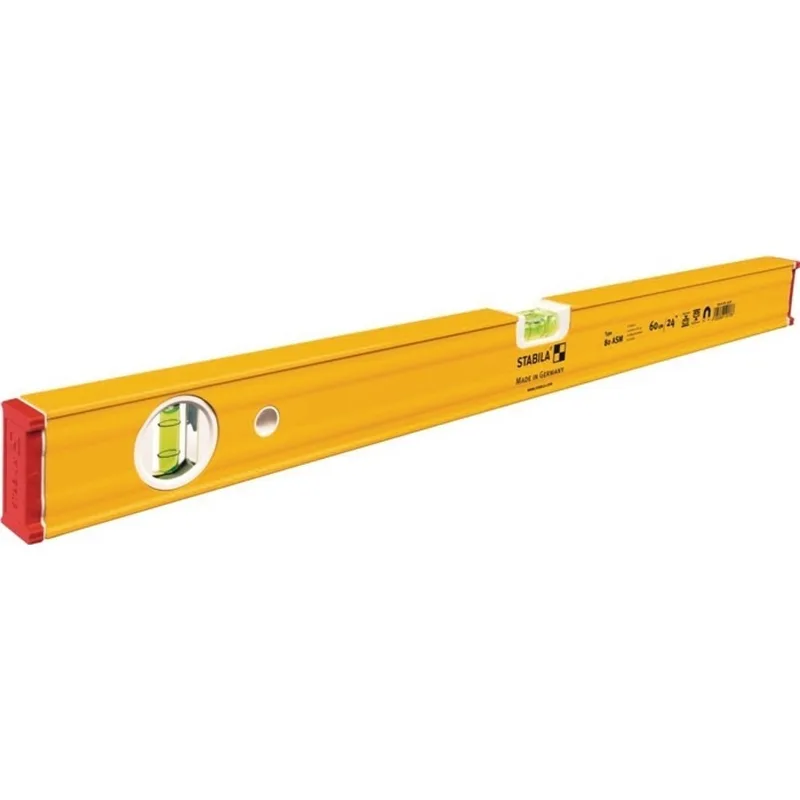 Wasserwaage 80 ASM 180cm Alu.gelb ± 0,5 mm/m de Stabila – image du produit