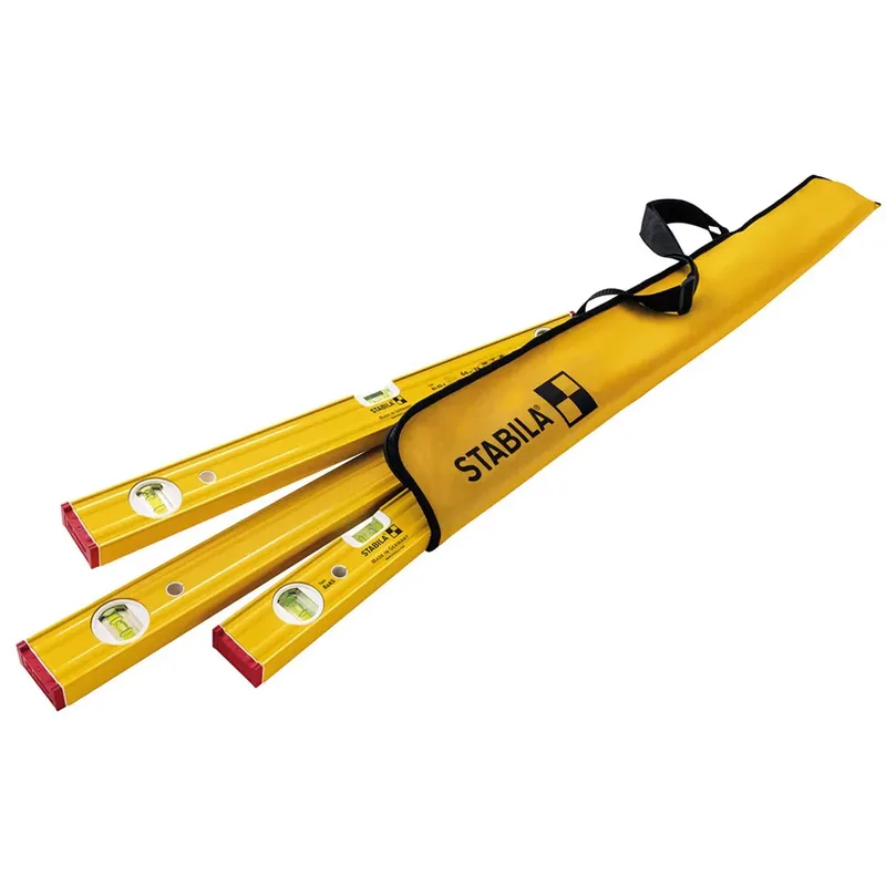 Wasserwaage, Set Typ 80 AS, 3-teilig, 30-120 cm van Stabila – productafbeelding 2 van 6