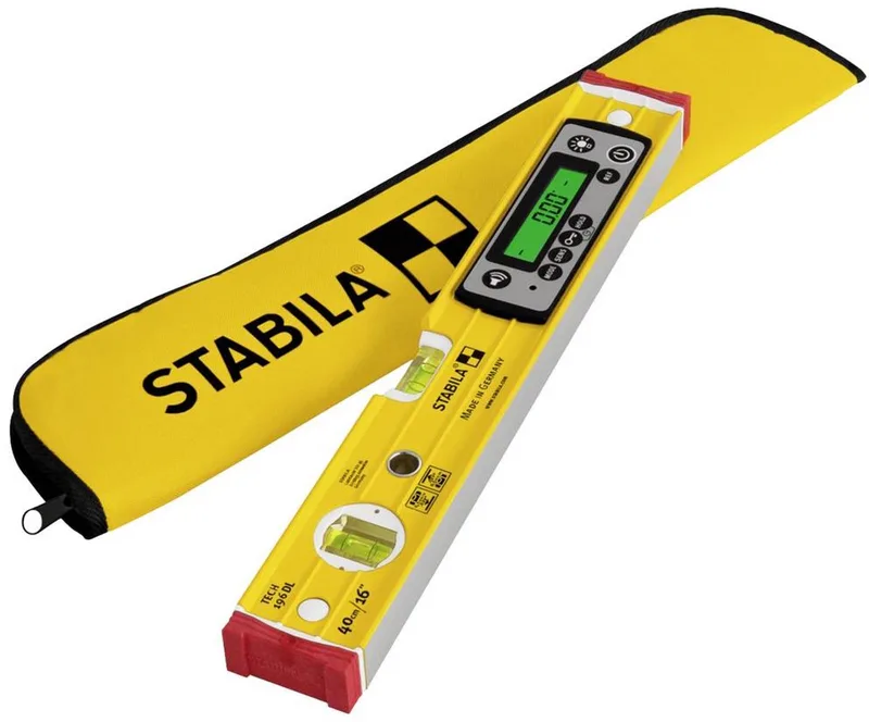 Waterpas 196 DL Digitaal IP67, 40 cm (zonder handvat) - TECH 196 DL by Stabila, Kleurloos – product image 1 of 6