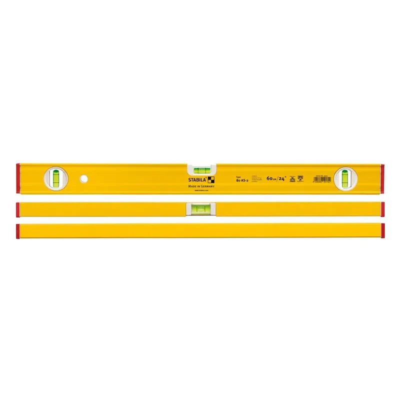 Waterpas 80AS-2 Blok, 2V1H libel, 120 cm by Stabila, Kleurloos – product image 2 of 5
