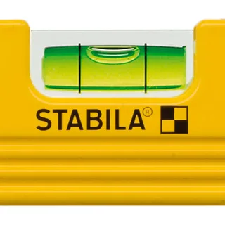 Niveau à Bulle Torpille 81 S Avec étui De Ceinture 25cm de Stabila, Jaune – image du produit 4 sur 5