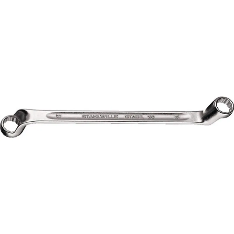 Doppelringschlüssel 20 10x13mm 220mm tief gekr.STAHLWILLE von Stahlwille – Produktbild