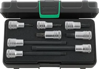 Doppenset in Koffer 8-delig XZN 3054X/54X/8 de Stahlwille, Blanc – image du produit 1 sur 2