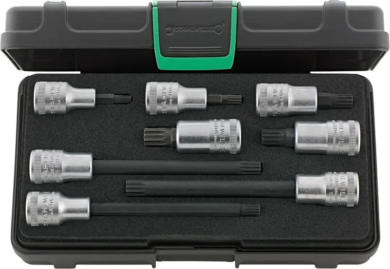 Doppenset in Koffer 8-delig XZN 3054X/54X/8 de Stahlwille, Blanc – image du produit 2 sur 2
