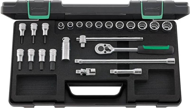 dopsleutelset 45/49/19/5 24 st. 3/8″ SW 8-19 mm Aantal... von Stahlwille – Produktbild