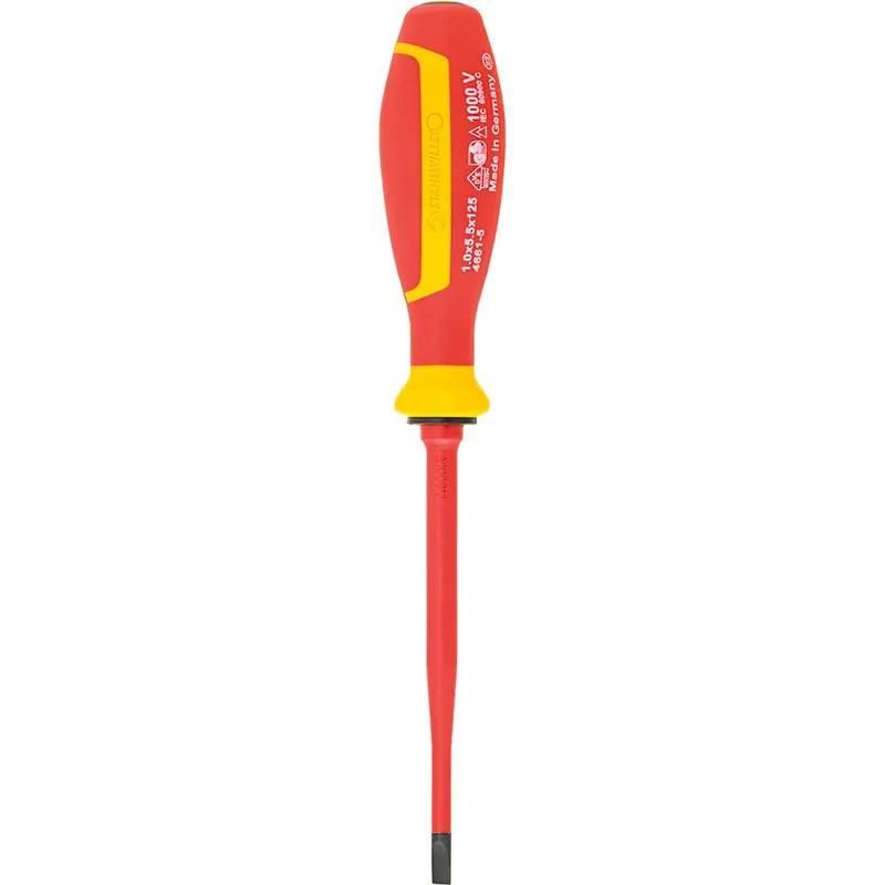 Drall⁺ 4661 Vde 1x5.5 Mm 125 Mm Elektrisch Geïsoleerd Platte Schroevendraaier von Stahlwille – Produktbild