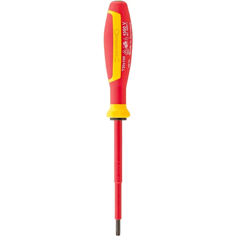 Tournevis Torx Isolé Électriquement Drall⁺ 4675 Vde T25 100 Mm de Stahlwille – image du produit