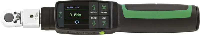 MANOSKOP® 714R/1 eClick 96501001 Drehmomentschlüssel kalibriert (ISO) mit Knarre 1/4 (6.3 mm) 1 - 10 Nm von Stahlwille – Produktbild 1 von 2