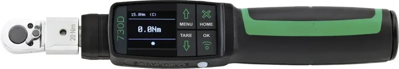 MANOSKOP® 730DR/2 eClick 96501202 Drehmomentschlüssel kalibriert (ISO) mit Knarre 1/4 (6.3 mm) 2 - 20 Nm de Stahlwille – image du produit 1 sur 2