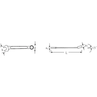 Ringsleutel 28 mm - Hoge kwaliteit en ergonomisch by Stahlwille – product image 2 of 3