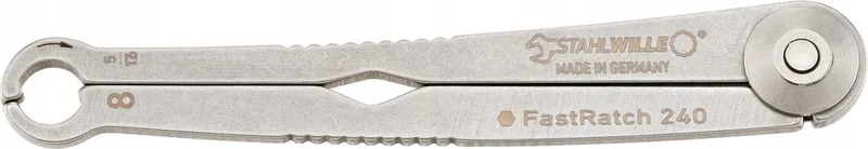 Ringsteeksleutel met Ratel 8mm x 5/16" FastRatch 240 von Stahlwille – Produktbild