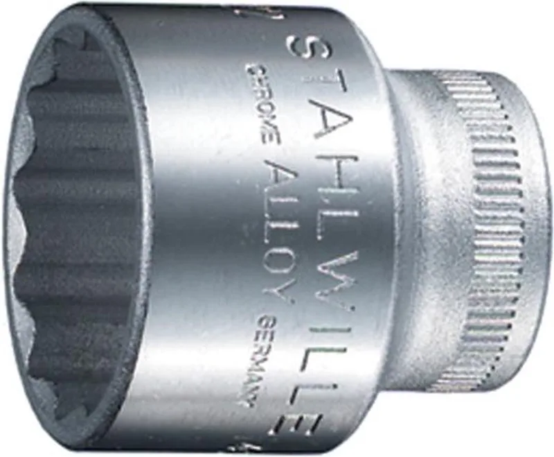 serie 45 Dopsleutel 3/8" / 17 - HPQ - twaalfkant maat 17 - Prijs per stuk fra Stahlwille, Krom – produktbillede