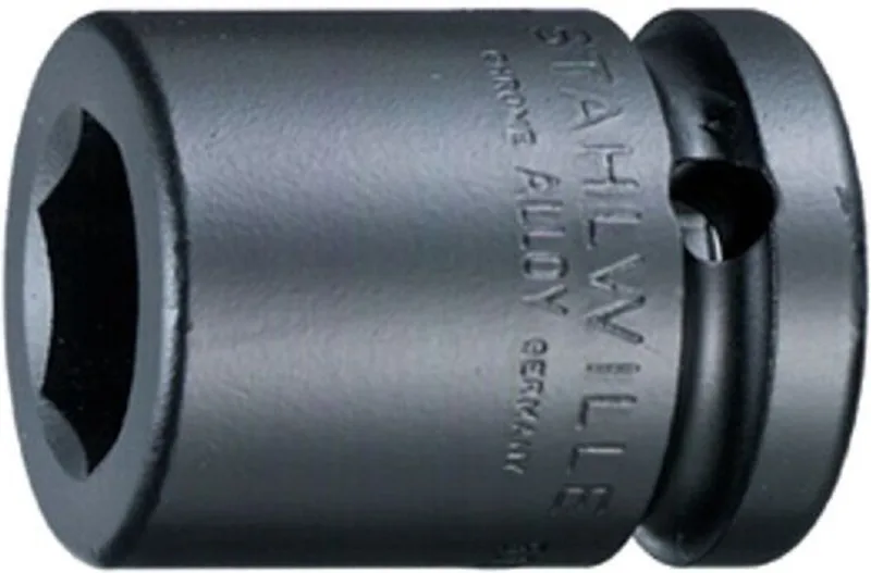serie 50IMP Dopsleutel zeskant 1/2" / 27 - Chrome alloy Steel - maat 27 - Prijs per stuk von Stahlwille, Gebruineerd – Produktbild