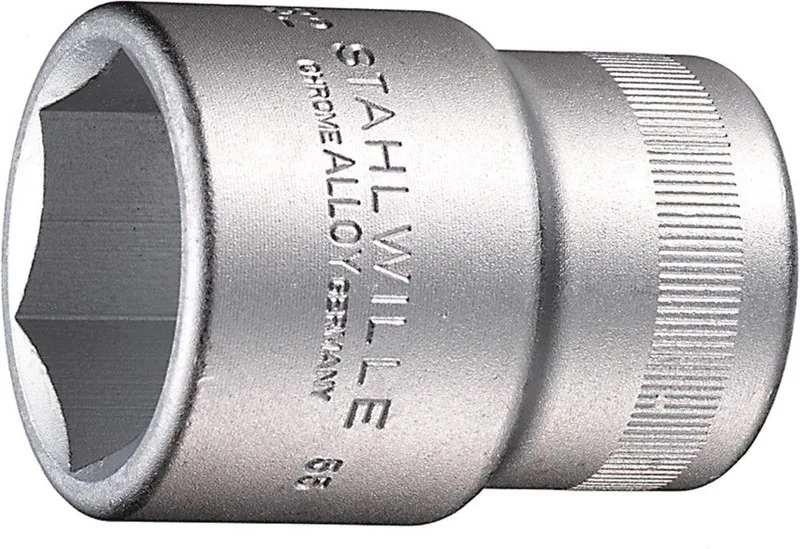 serie 55 Dopsleutel 3/4" 33 - HPQ Verchroomd - zeskant maat 33 - Prijs per stuk von Stahlwille, Chrom – Produktbild