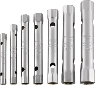 Stahlwille 10750/7 ROHRSTECKSCHLUESSEL-SATZ 96431202 Doppelsteckschlüssel fra Stahlwille – produktbillede 2 af 2