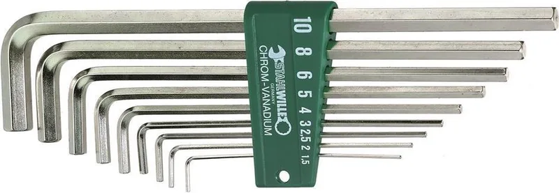 Stahlwille 10765/9 Inbussleutelset - lang - 1,5-10mm by Stahlwille – product image