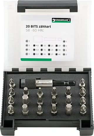 Stahlwille 1204/21-1 BIT-SET IN KUNSTSTOFFBOX 96080121 Bit-Set by Stahlwille – product image 2 of 2