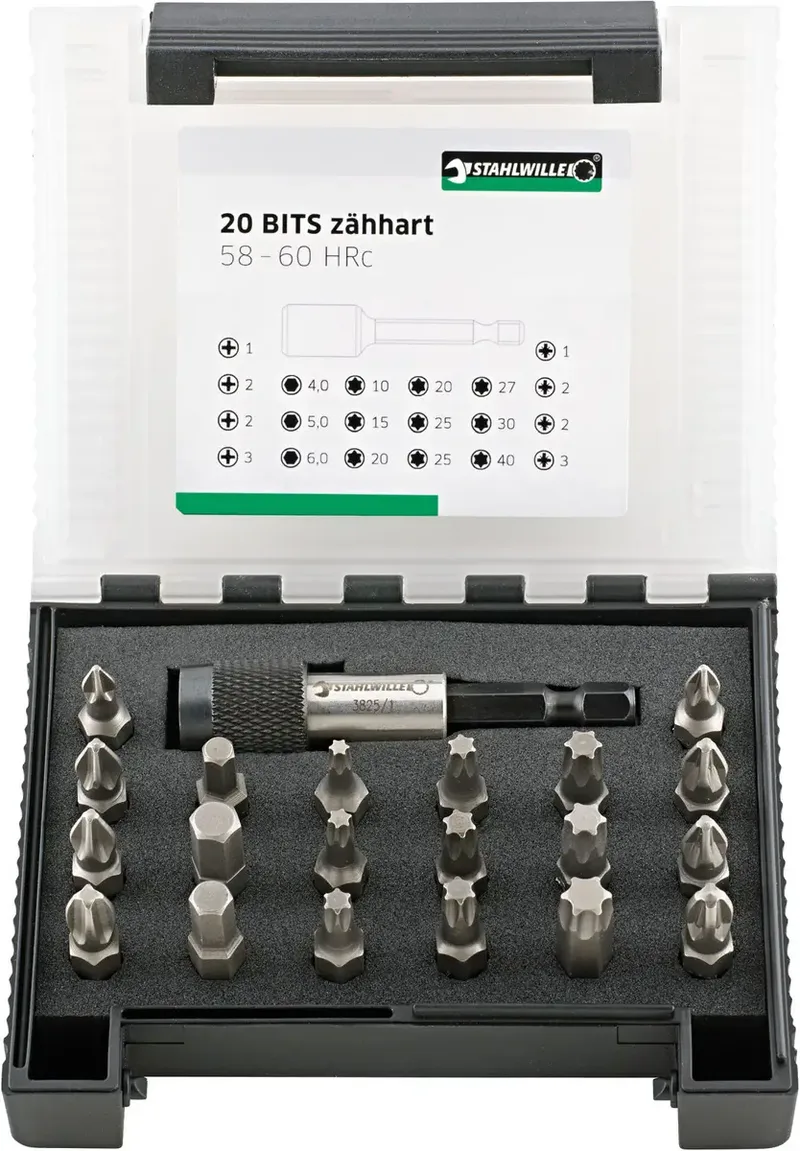 Stahlwille 1204/21-1 BIT-SET IN KUNSTSTOFFBOX 96080121 Bit-Set by Stahlwille – product image 2 of 2
