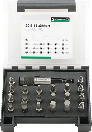 Stahlwille 1204/21-2 BIT-SET IN KUNSTSTOFFBOX 96080122 Bit-Set by Stahlwille – product image 2 of 2
