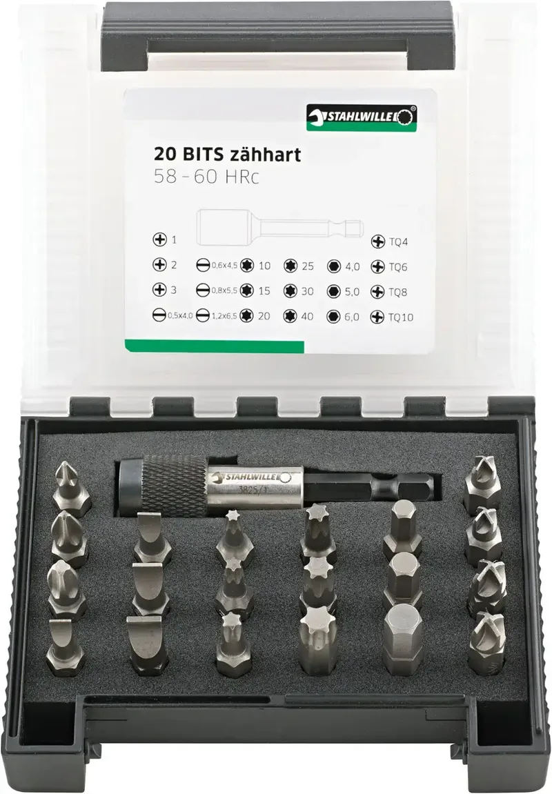 Stahlwille 1204/21-2 BIT-SET IN KUNSTSTOFFBOX 96080122 Bit-Set by Stahlwille – product image 2 of 2