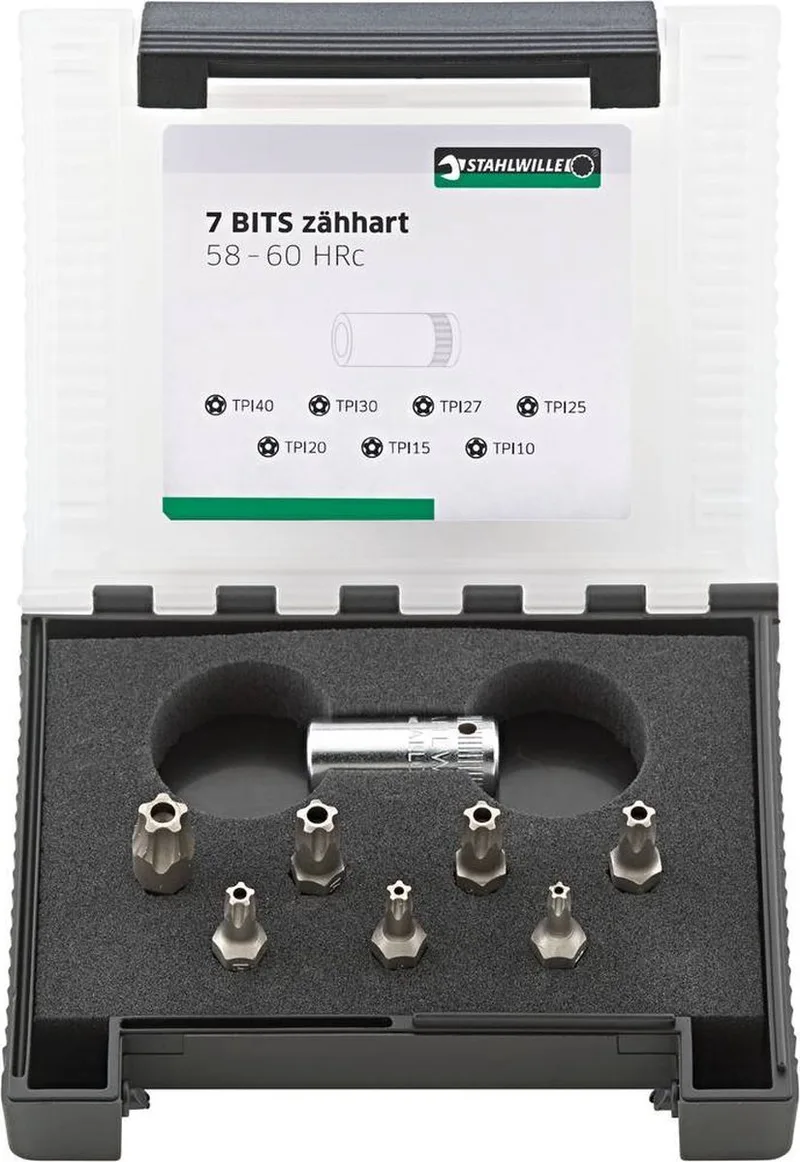 Stahlwille 1204/8N 5 STERN BITS-SET 96081113 Bitset van Stahlwille – productafbeelding
