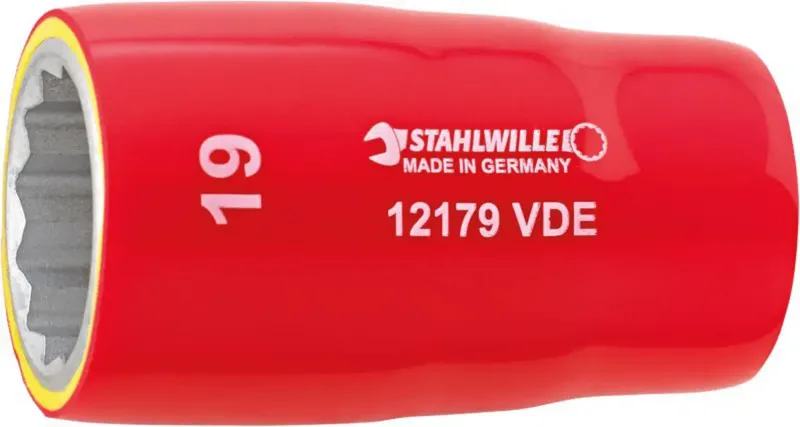 Stahlwille 12179 VDE-19 03370019 Doppelsechskant Steckschlüsseleinsatz 19 mm 1/2 (12.5 mm) by Stahlwille – product image 1 of 2