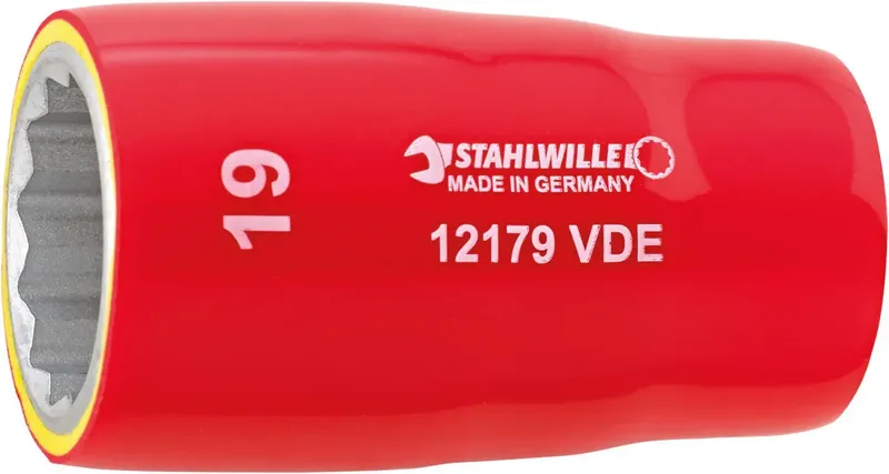 Stahlwille 12179 VDE-19 03370019 Doppelsechskant Steckschlüsseleinsatz 19 mm 1/2 (12.5 mm) by Stahlwille – product image 2 of 2