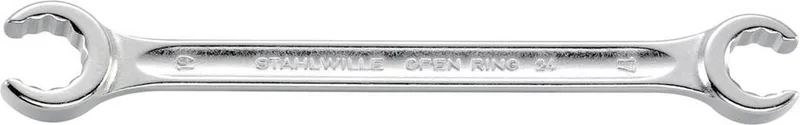 Stahlwille 24 24 X 27 41082427 Dubbele open ringsleutel 24 - 27 mm DIN ISO 3118 de Stahlwille – image du produit