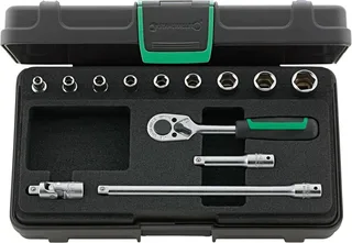 Stahlwille 40/9/4 KN Steckschlüsselsatz 1/4 (6.3 mm) 96011119 by Stahlwille – product image 2 of 2