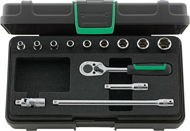 Stahlwille 40/9/4 KN Steckschlüsselsatz 1/4 (6.3 mm) 96011119 by Stahlwille – product image 2 of 2