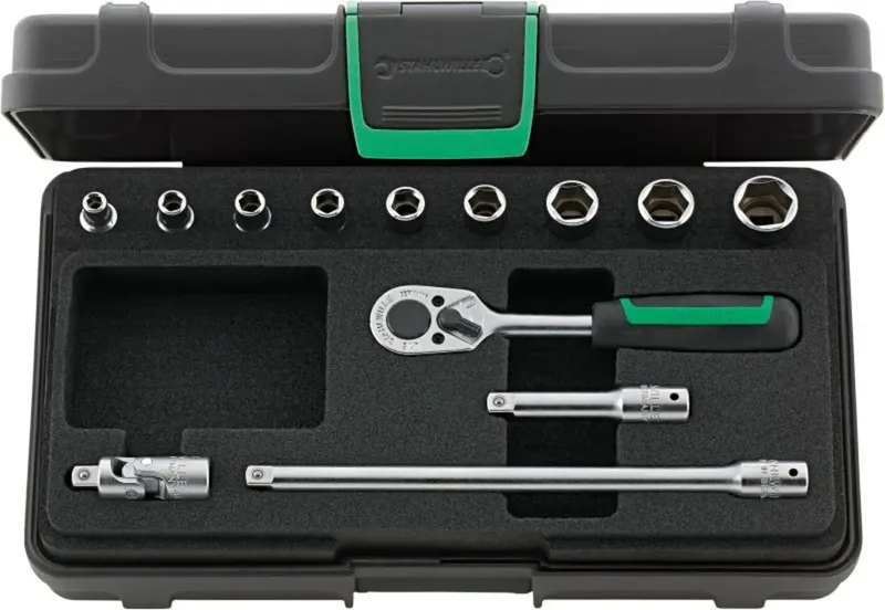 Stahlwille 40/9/4 KN Steckschlüsselsatz 1/4 (6.3 mm) 96011119 by Stahlwille – product image 1 of 2