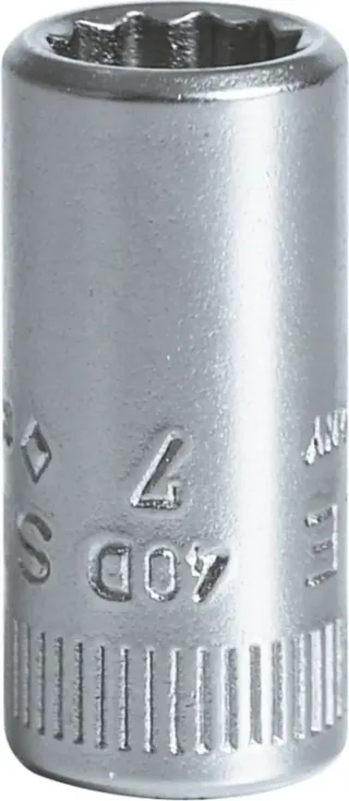 Stahlwille 40 D 7 01030007 Doppelsechskant Steckschlüsseleinsatz 7 mm 1/4 (6.3 mm) de Stahlwille – image du produit 1 sur 2