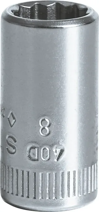 Stahlwille 40 D 8 01030008 Doppelsechskant Steckschlüsseleinsatz 8 mm 1/4 (6.3 mm) by Stahlwille – product image 2 of 2