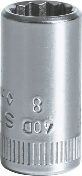 Stahlwille 40 D 8 01030008 Doppelsechskant Steckschlüsseleinsatz 8 mm 1/4 (6.3 mm) by Stahlwille – product image 1 of 2