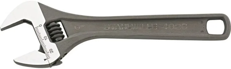 Stahlwille 40260106 4026 6 VERSTELLBARER EINMAULSCHLUESSEL Clé à molette Ouverture de clé (métrique) 24 mm de Stahlwille – image du produit