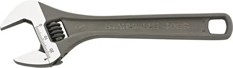 Stahlwille 40260115 4026 15 VERSTELLBARER EINMAULSCHLUESSEL Clé à molette Ouverture de clé (métrique) 44 mm de Stahlwille – image du produit 1 sur 2